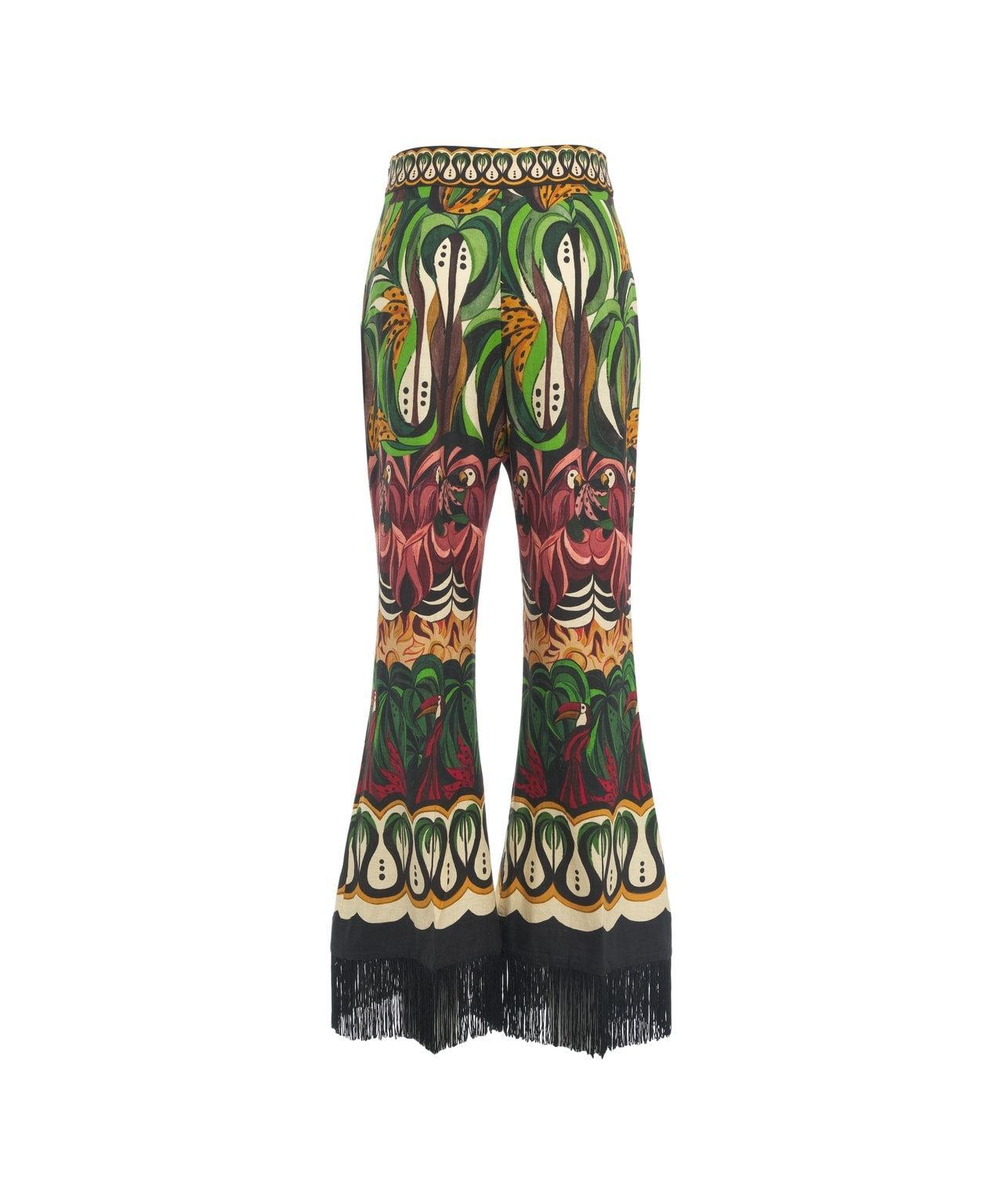 Pants with fringes Product Image