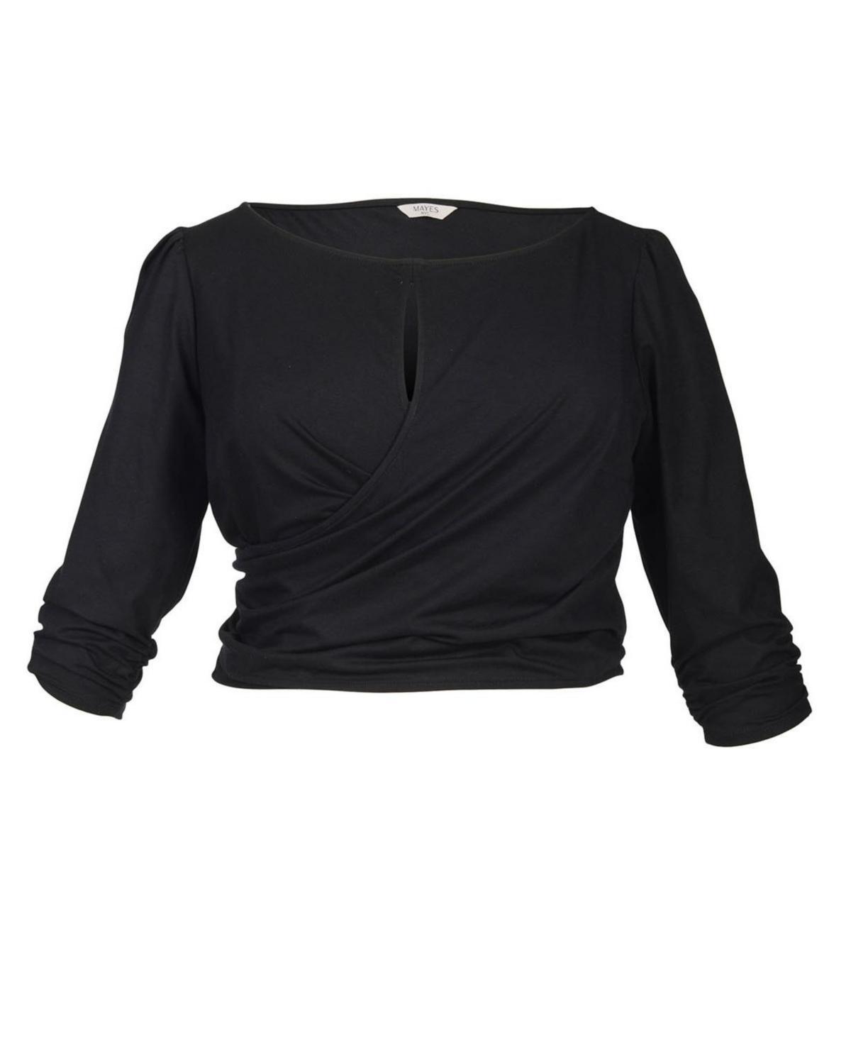 Mayes Nyc Tamara Keyhole Wrap Top Product Image