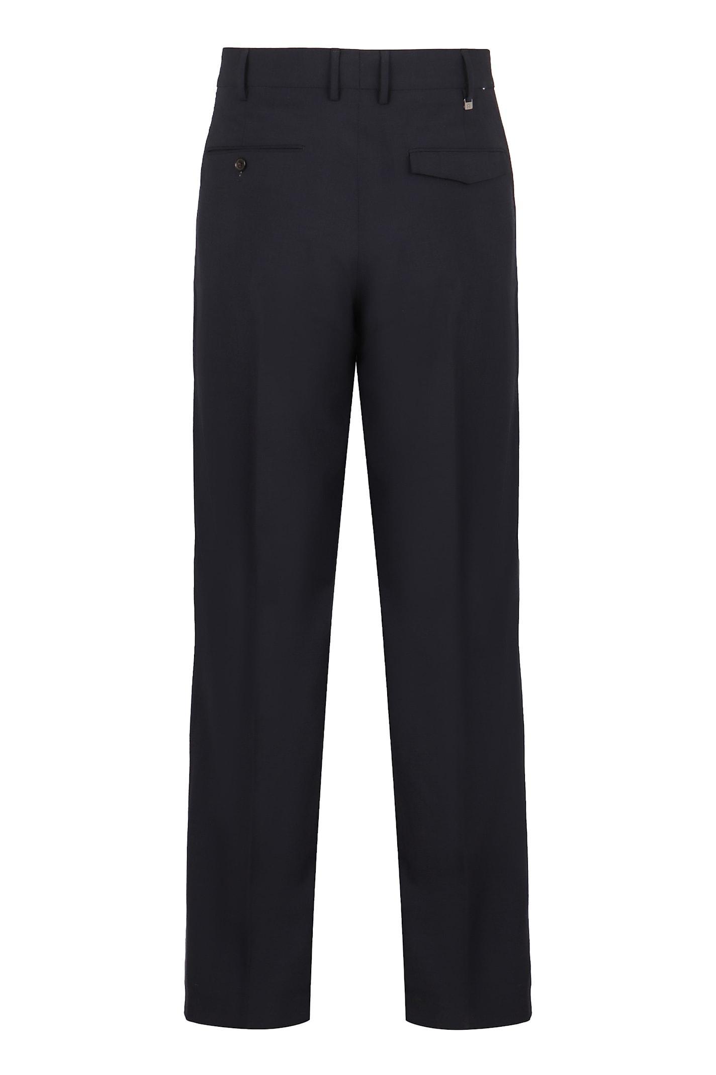 PT TORINO Wool Trousers In Blue Product Image