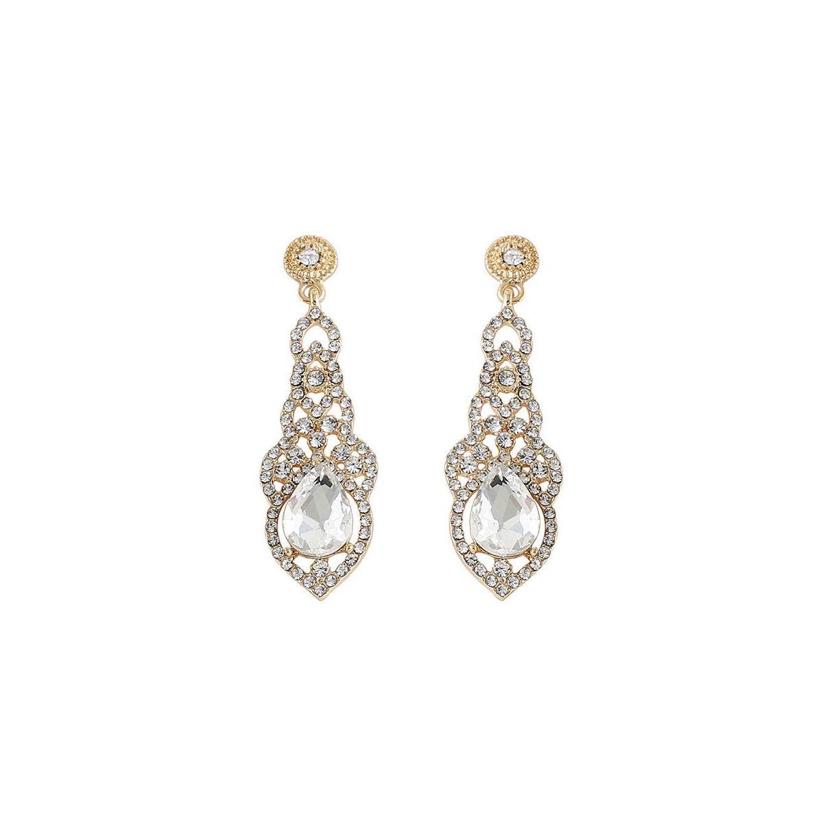Sohi Womens Dazzling Drop Earrings Product Image