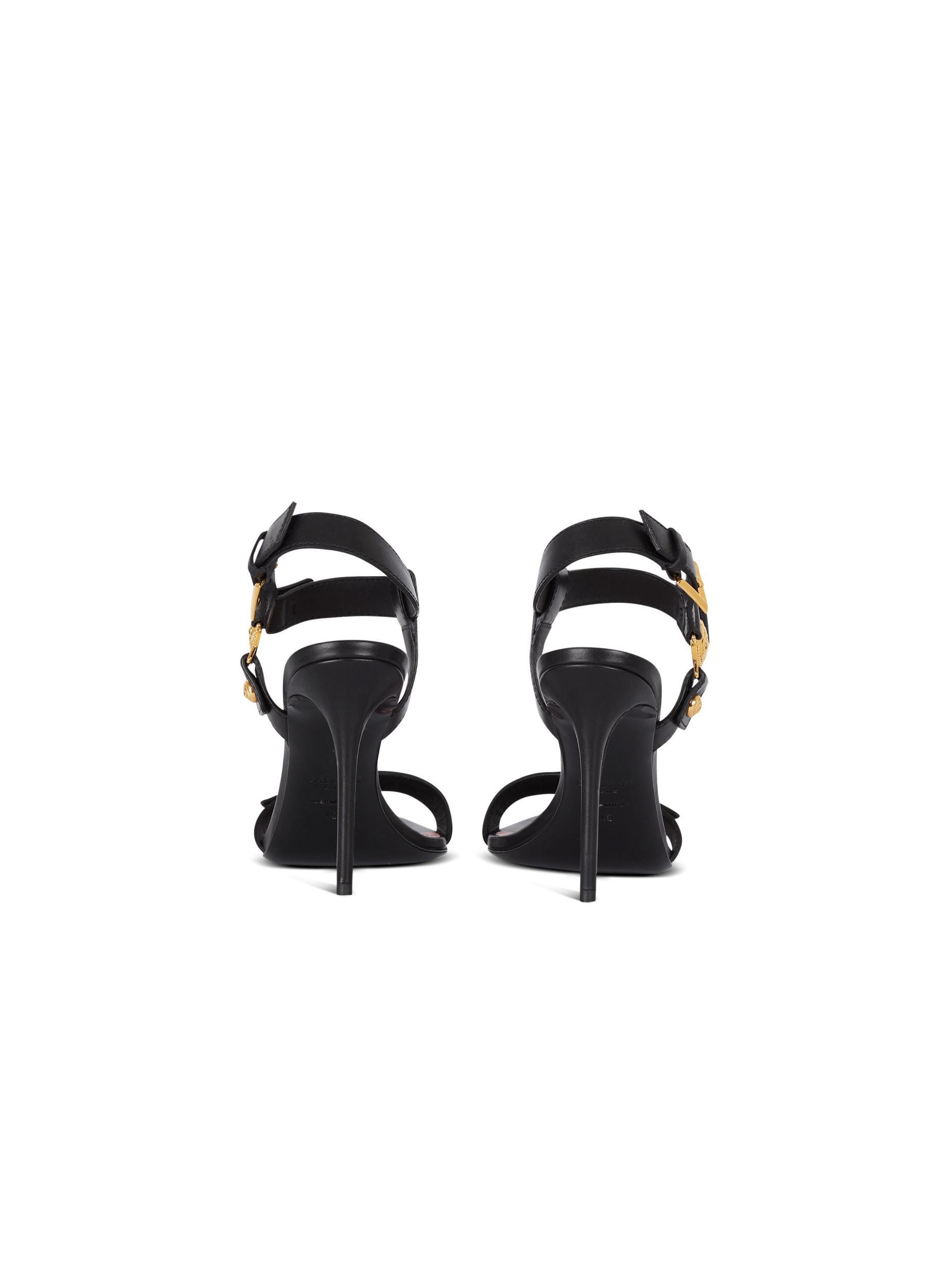 Heeled Eva sandals in calfskin Product Image