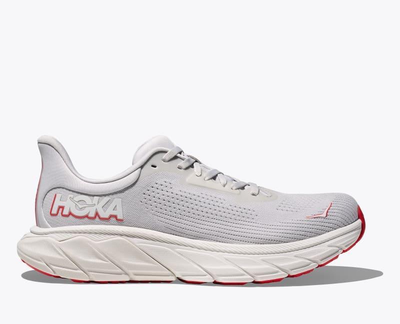 HOKA Women's Arahi 7 Shoes in Vanilla/Cream, Size 7 Product Image