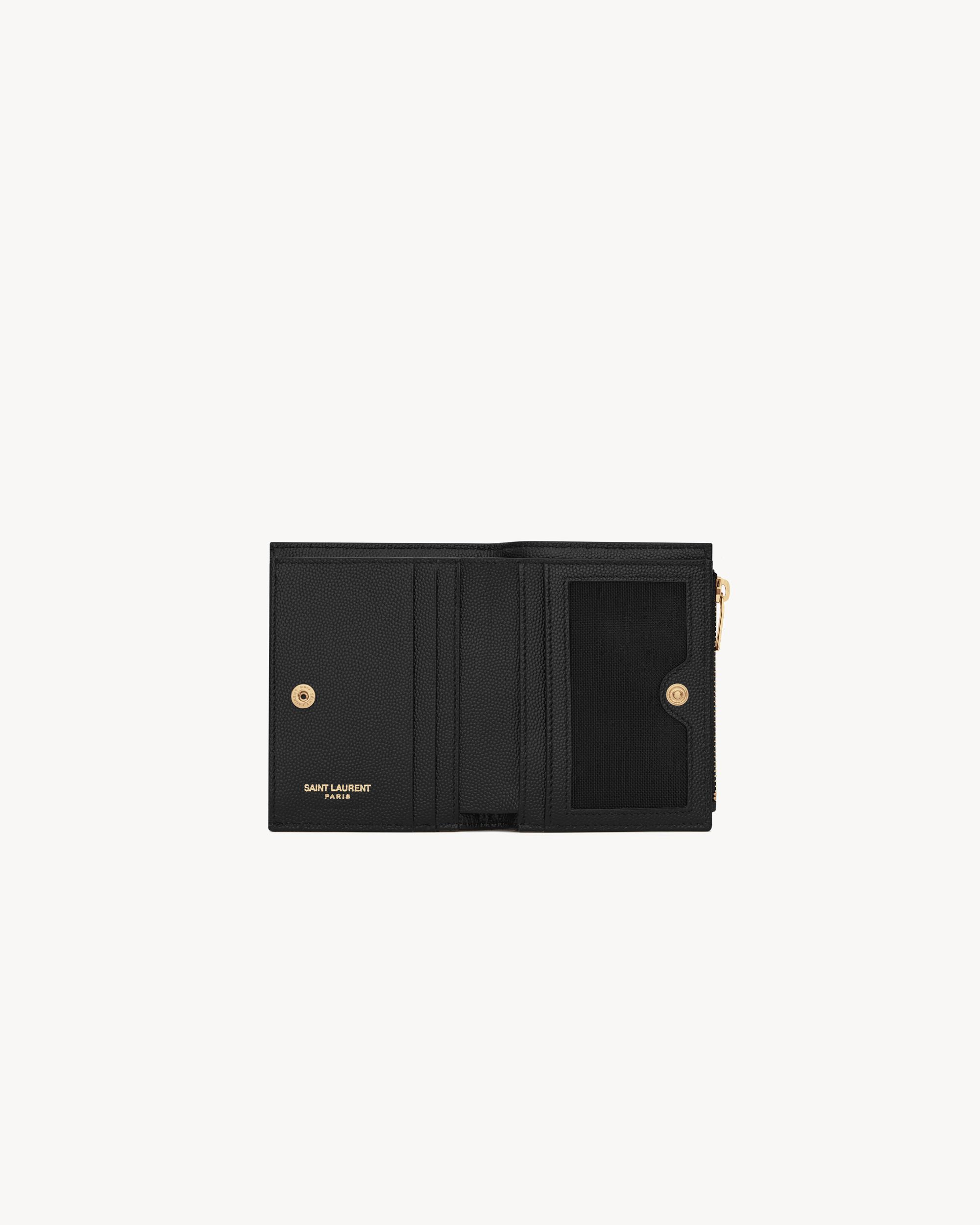 TINY CASSANDRE card case in grained leather Product Image