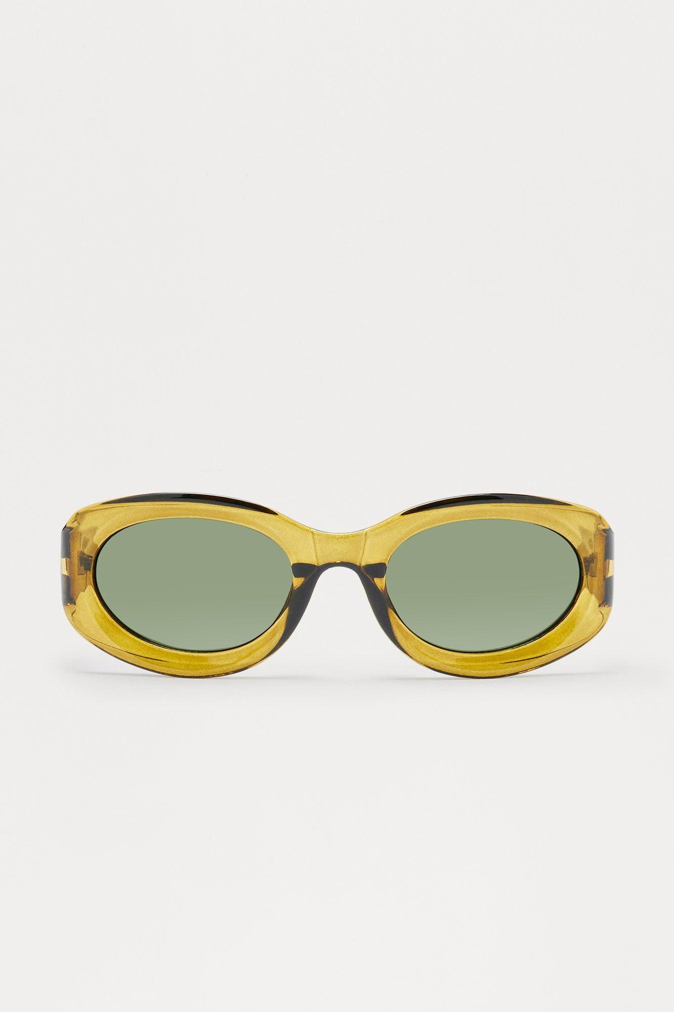 Right Through Me Sunglasses - Green Male Product Image