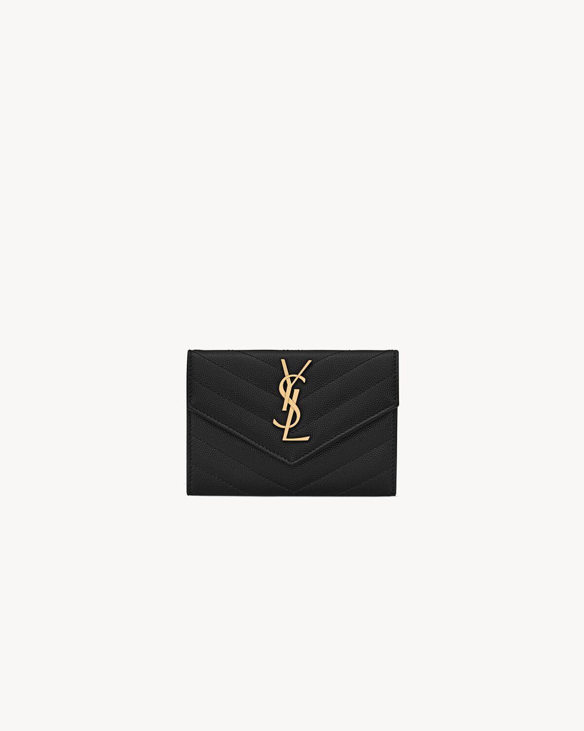 saint laurent paris card case in smooth leather Product Image