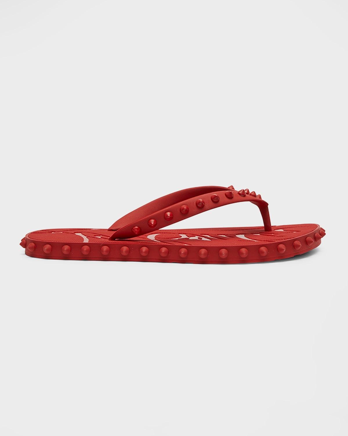 Loubi Donna Spike Red Sole Flip Flops Product Image