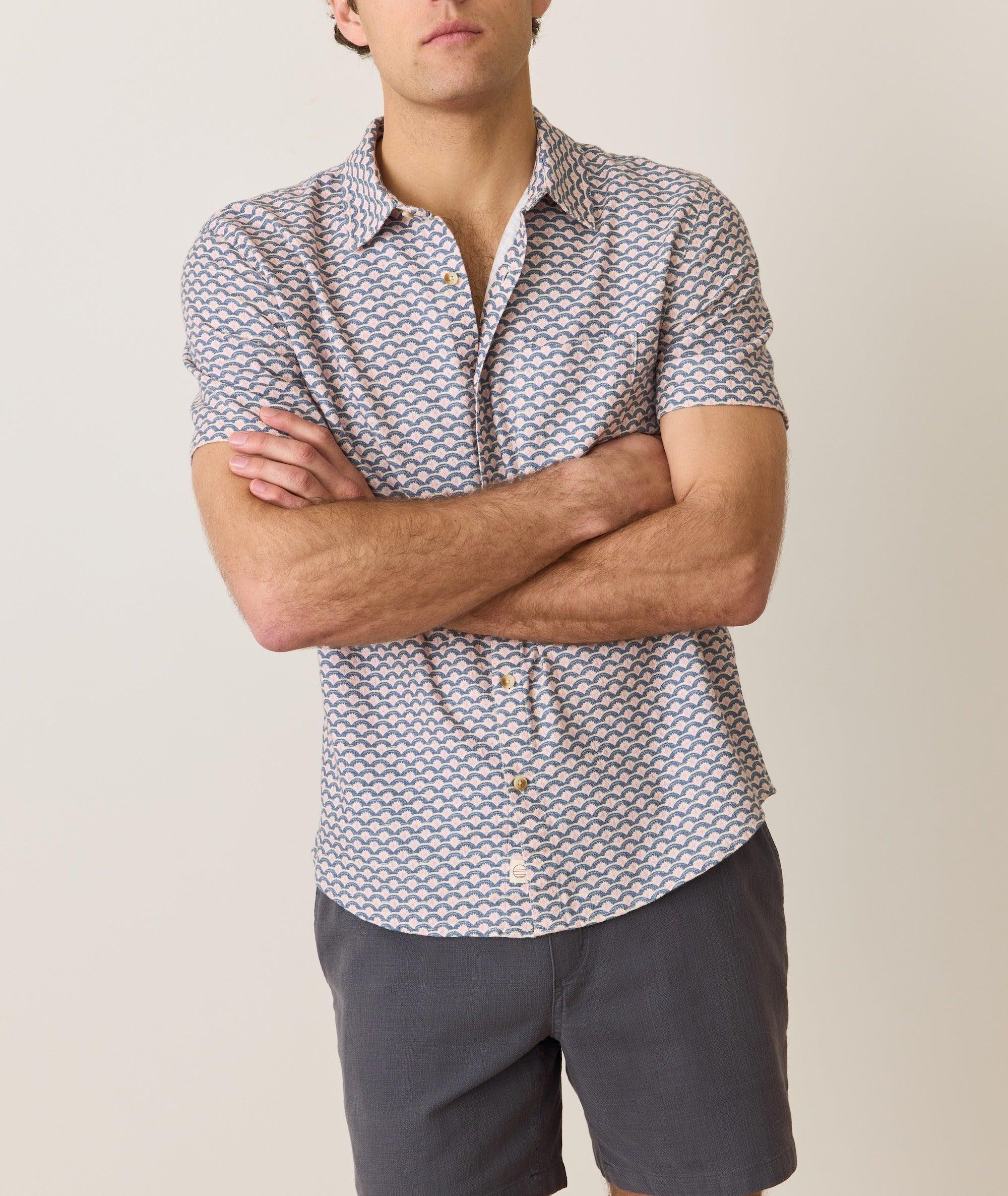 Stretch Selvage Short Sleeve Shirt Product Image