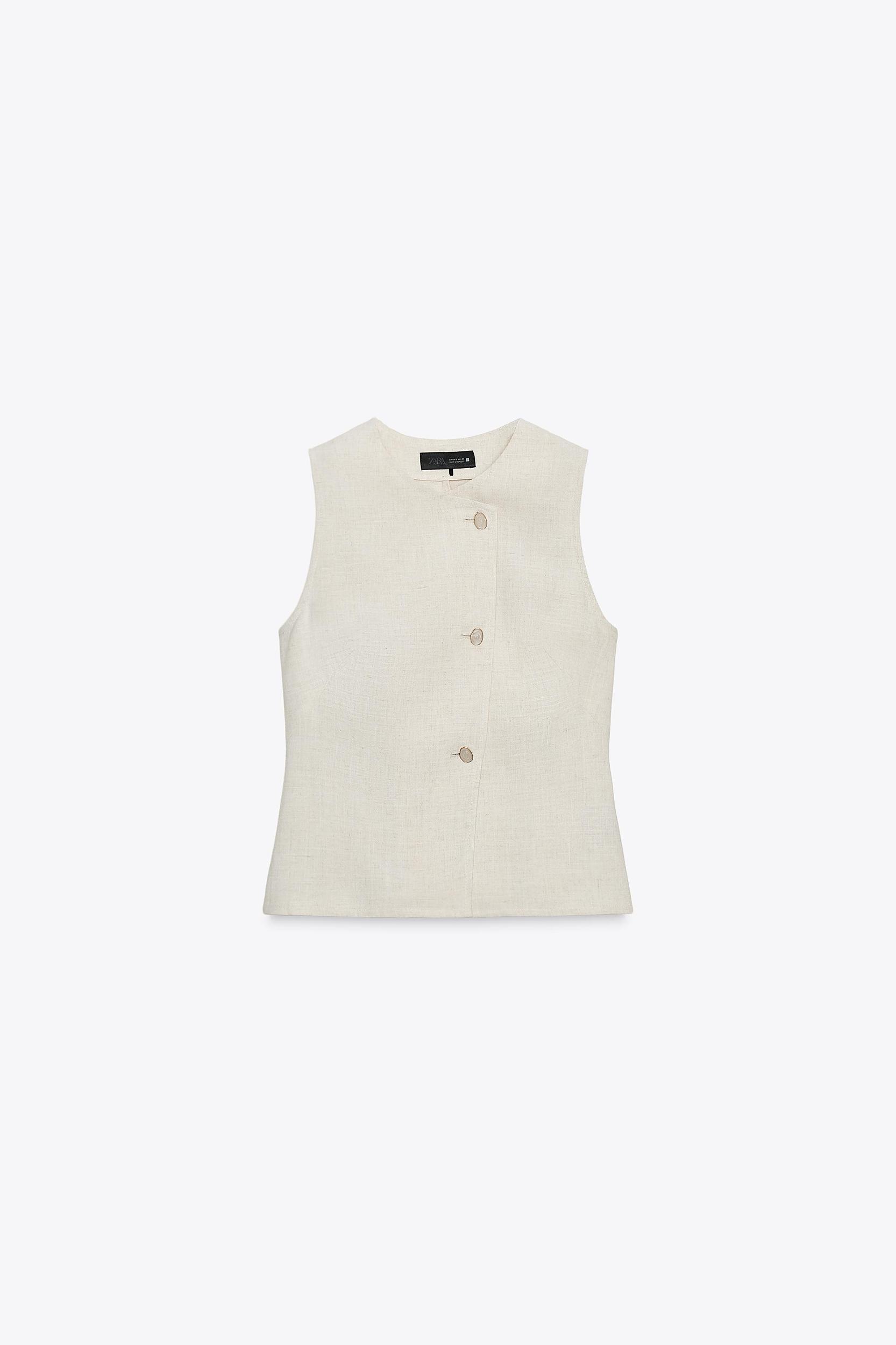 LINEN BELTED CULOTTES Product Image