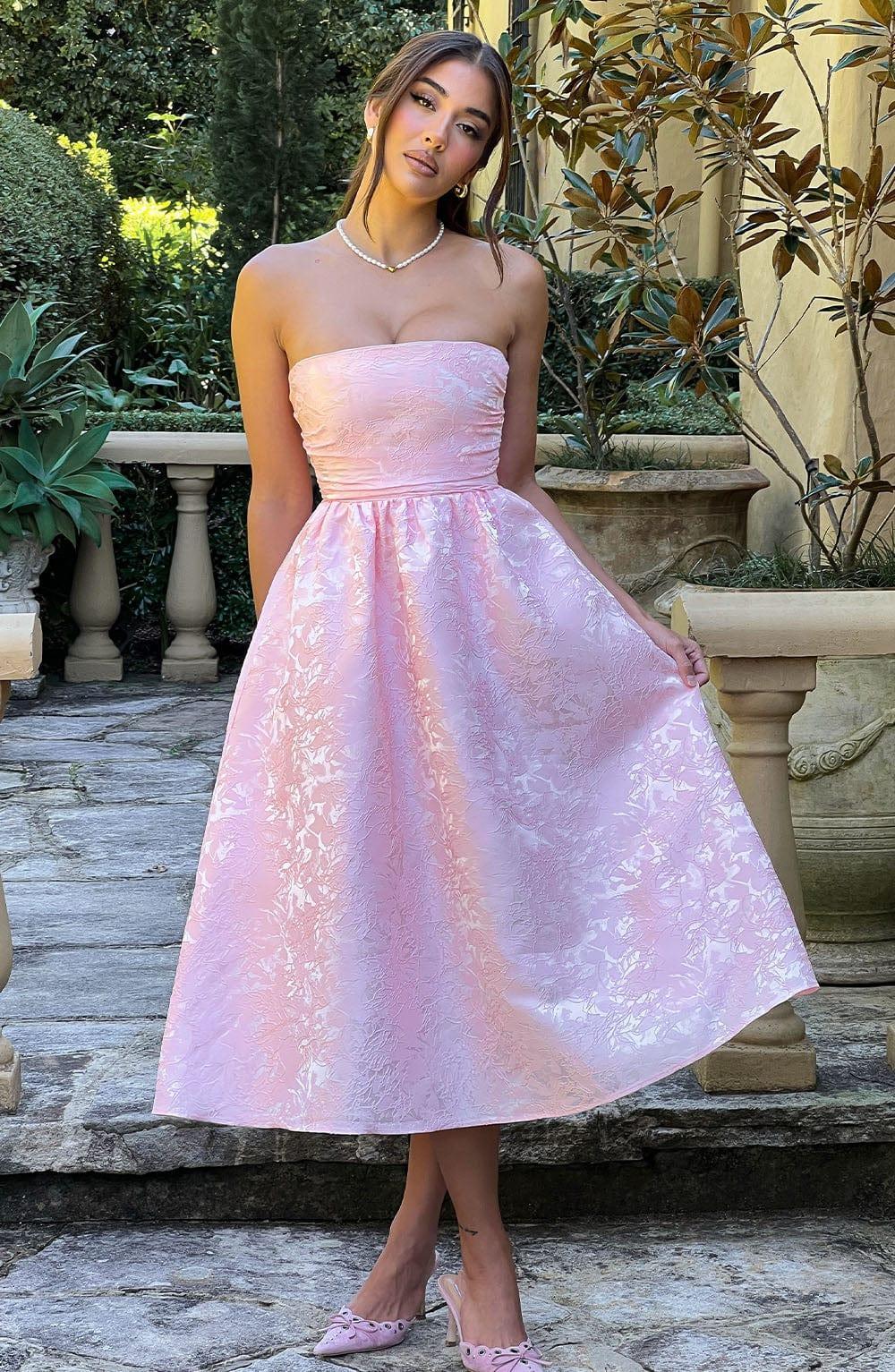 Saoirse Midi Dress - Blush Product Image