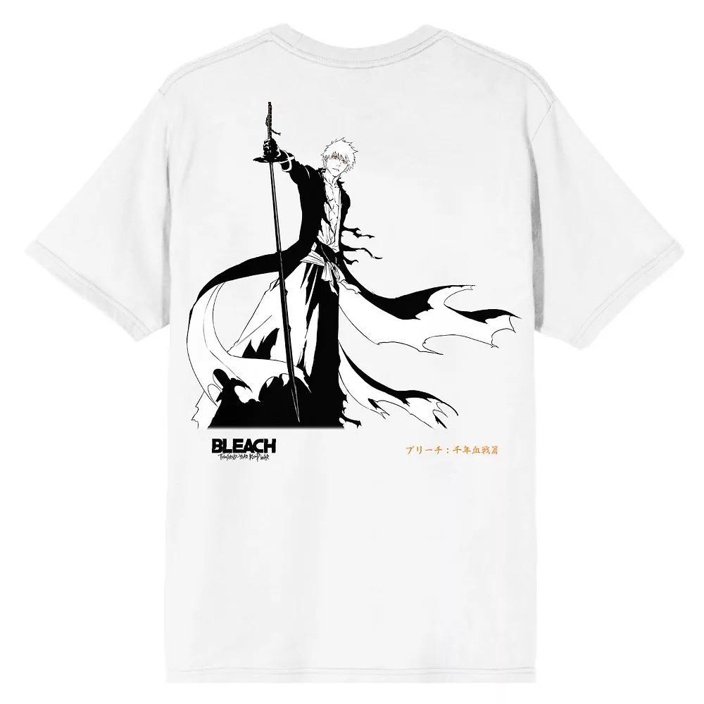 Men's Bleach 100 Year Blood War Short Sleeve Graphic Tee, Size: XL, White Product Image