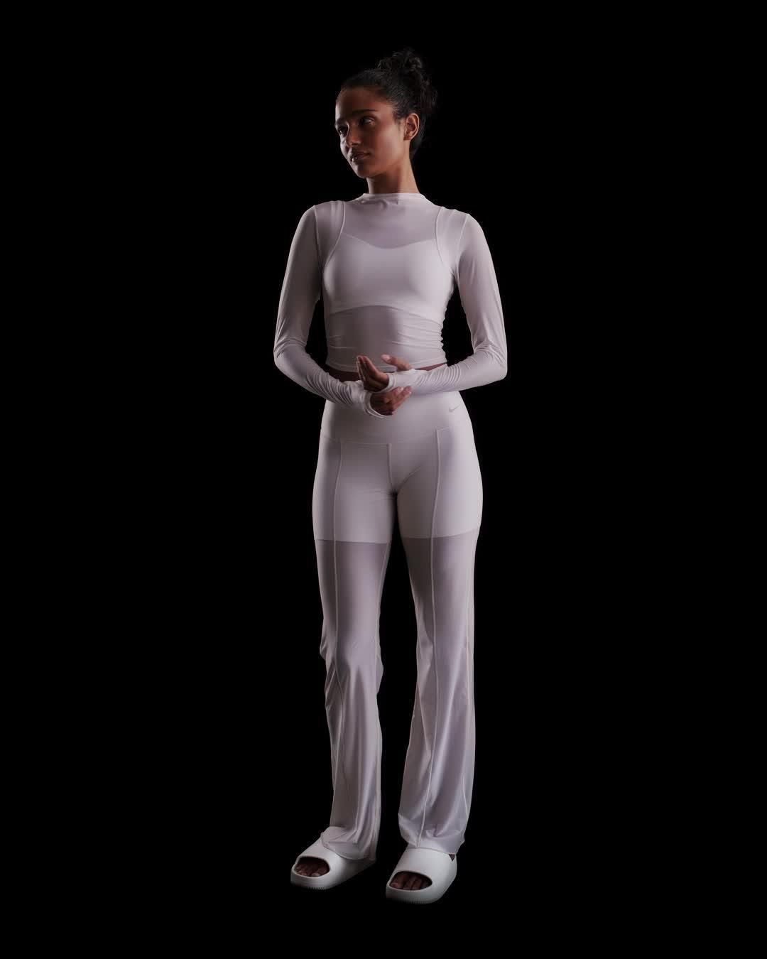 Nike Zenvy Sheer Women's Dri-FIT Long-Sleeve Top Product Image