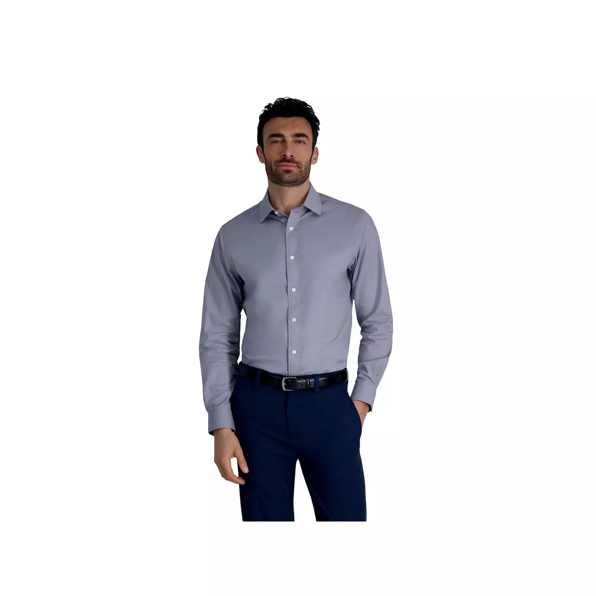 Mens Haggar Premium Comfort Classic Fit Dress Shirt Purple Product Image