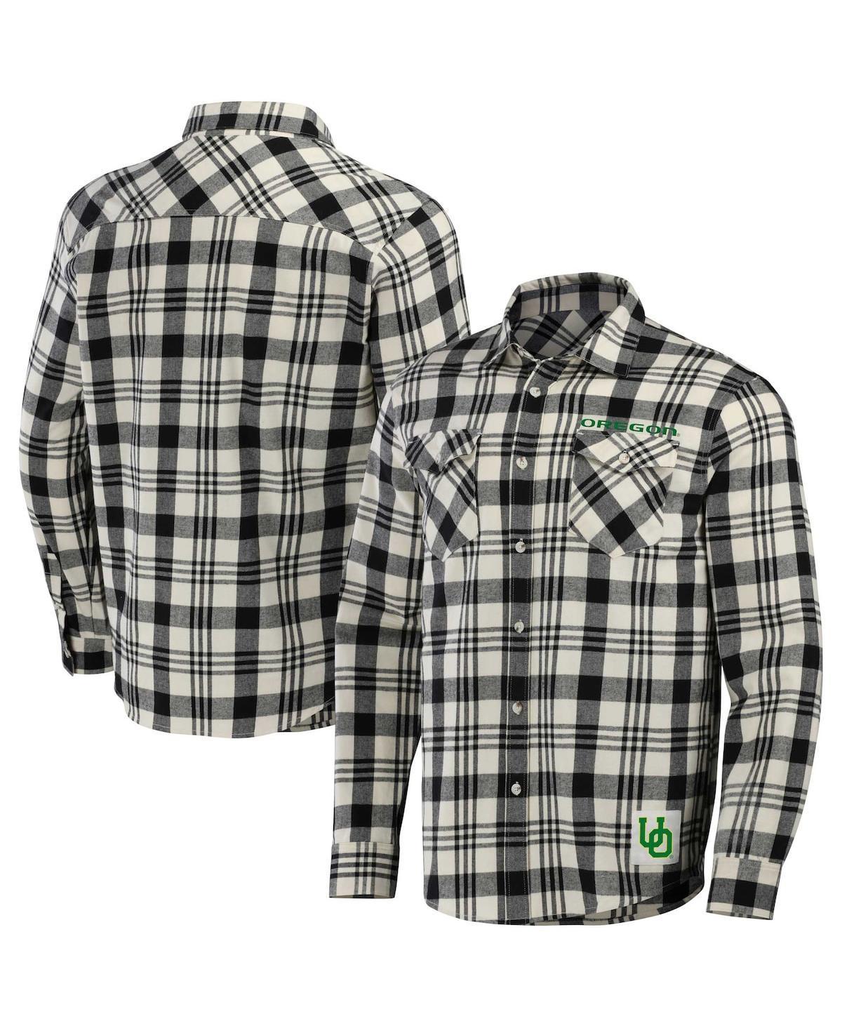 Men's Darius Rucker Collection by Fanatics Navy Detroit Tigers Plaid Flannel Button-Up Shirt, Size: Medium, Blue Product Image