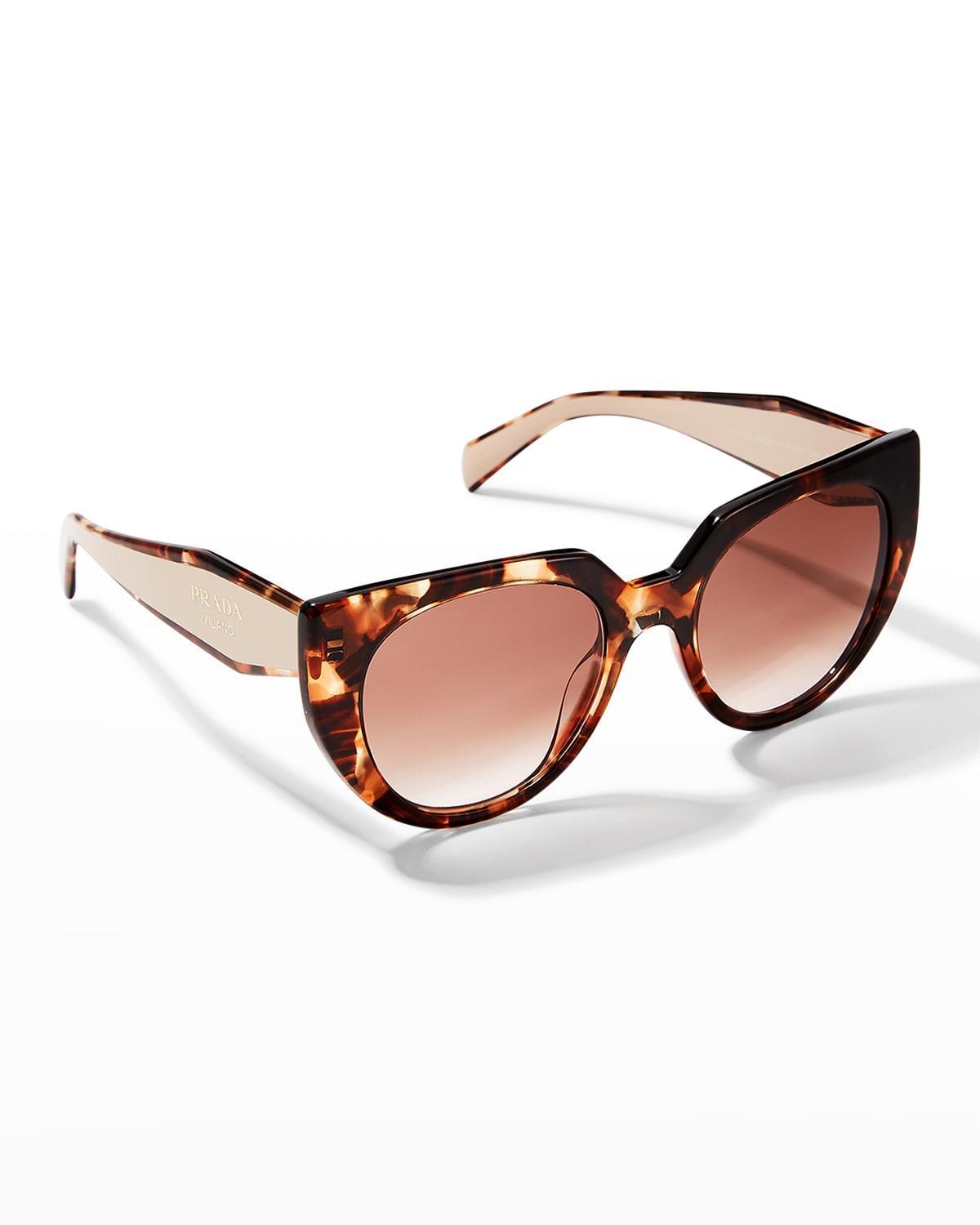 Prada Womens PR 14WS 52mm Tortoise Cat Eye Sunglasses Product Image