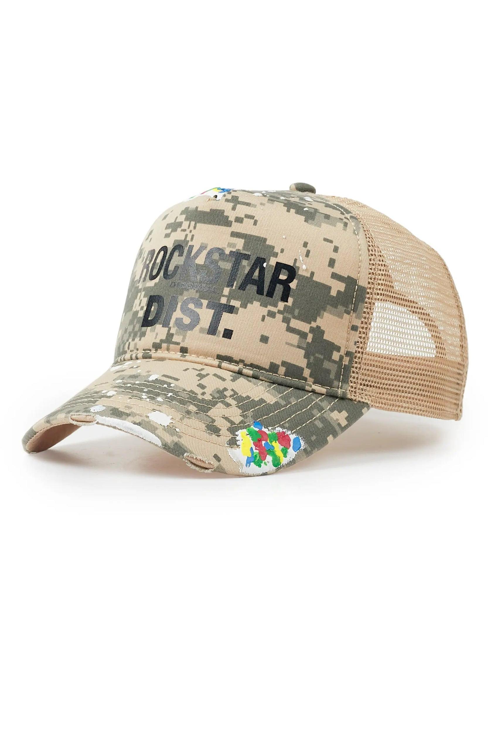 Neptune Digital Camo Trucker Hat Male Product Image