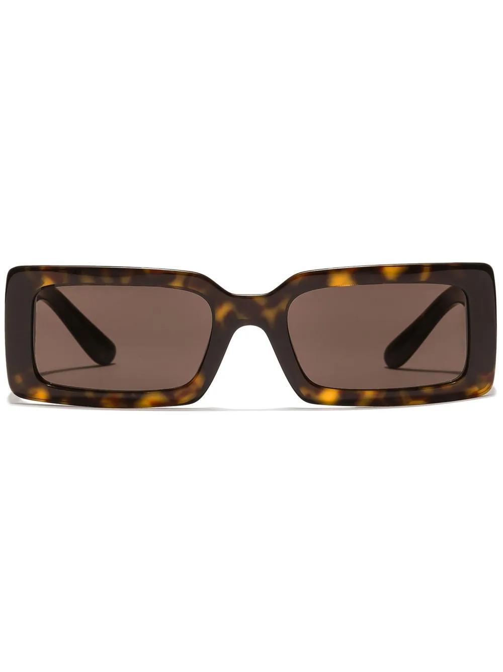 Mens 57MM Rectangular Sunglasses Product Image