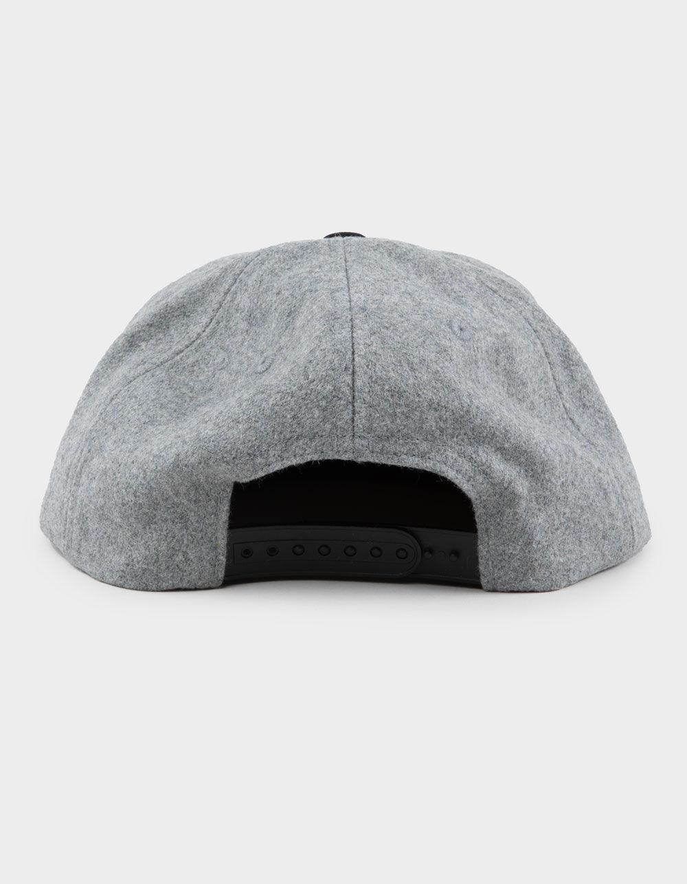SANTA CRUZ Flame Ringed Dot Snapback Hat - GRAY/BLACK Product Image