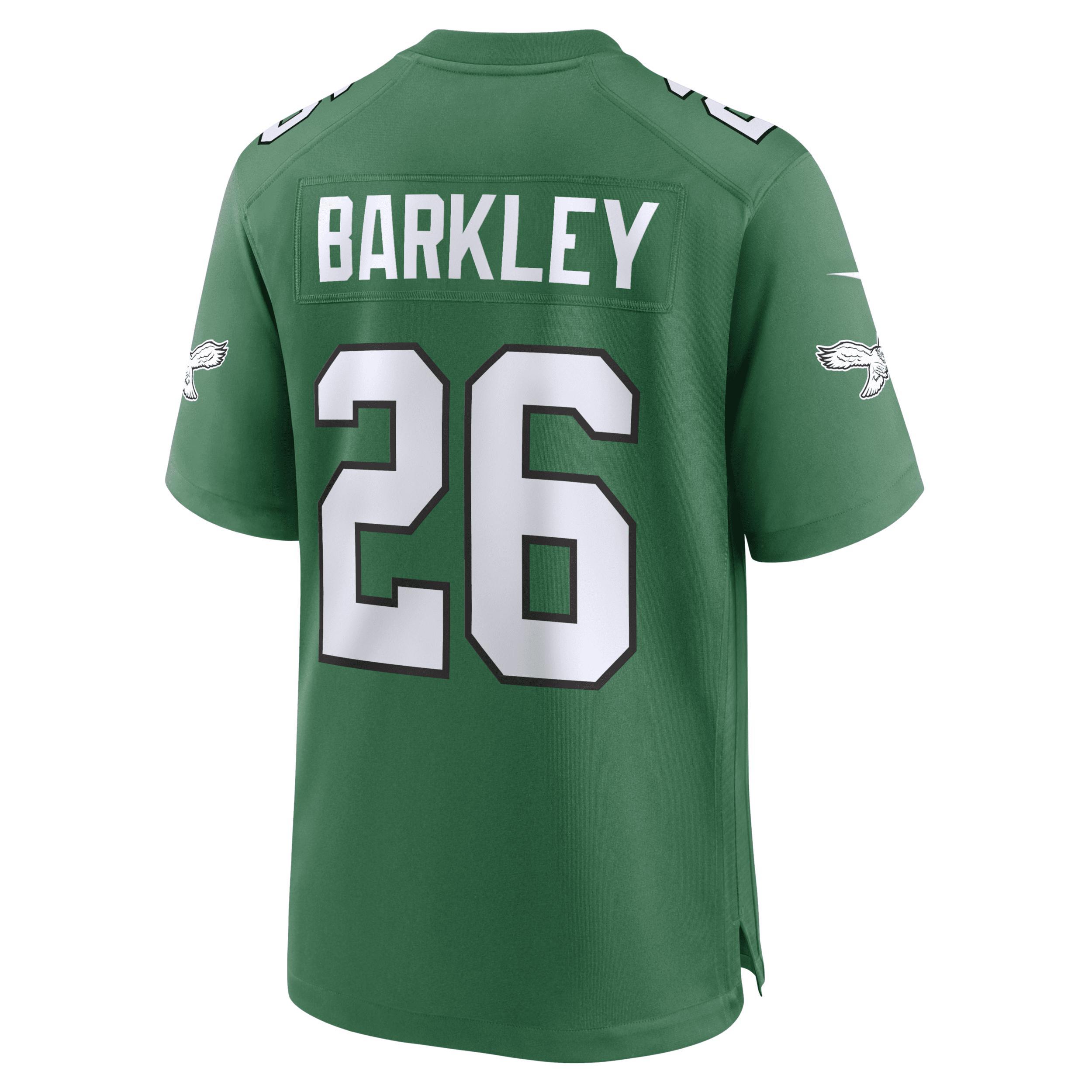 Saquon Barkley Philadelphia Eagles Nike Men's NFL Game Football Jersey Product Image