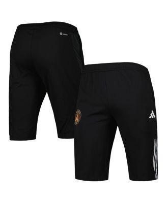 Mens adidas Black Atlanta United FC 2023 On-Field Training AEROREADY Half Pants Product Image