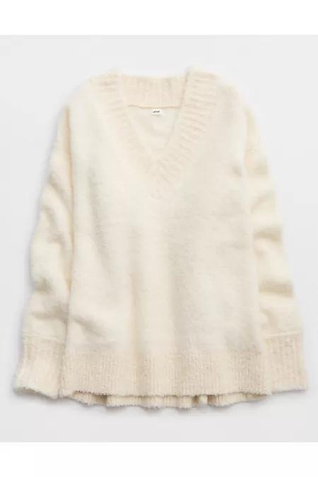 Aerie Teddy Boucle Sweater Women's Product Image