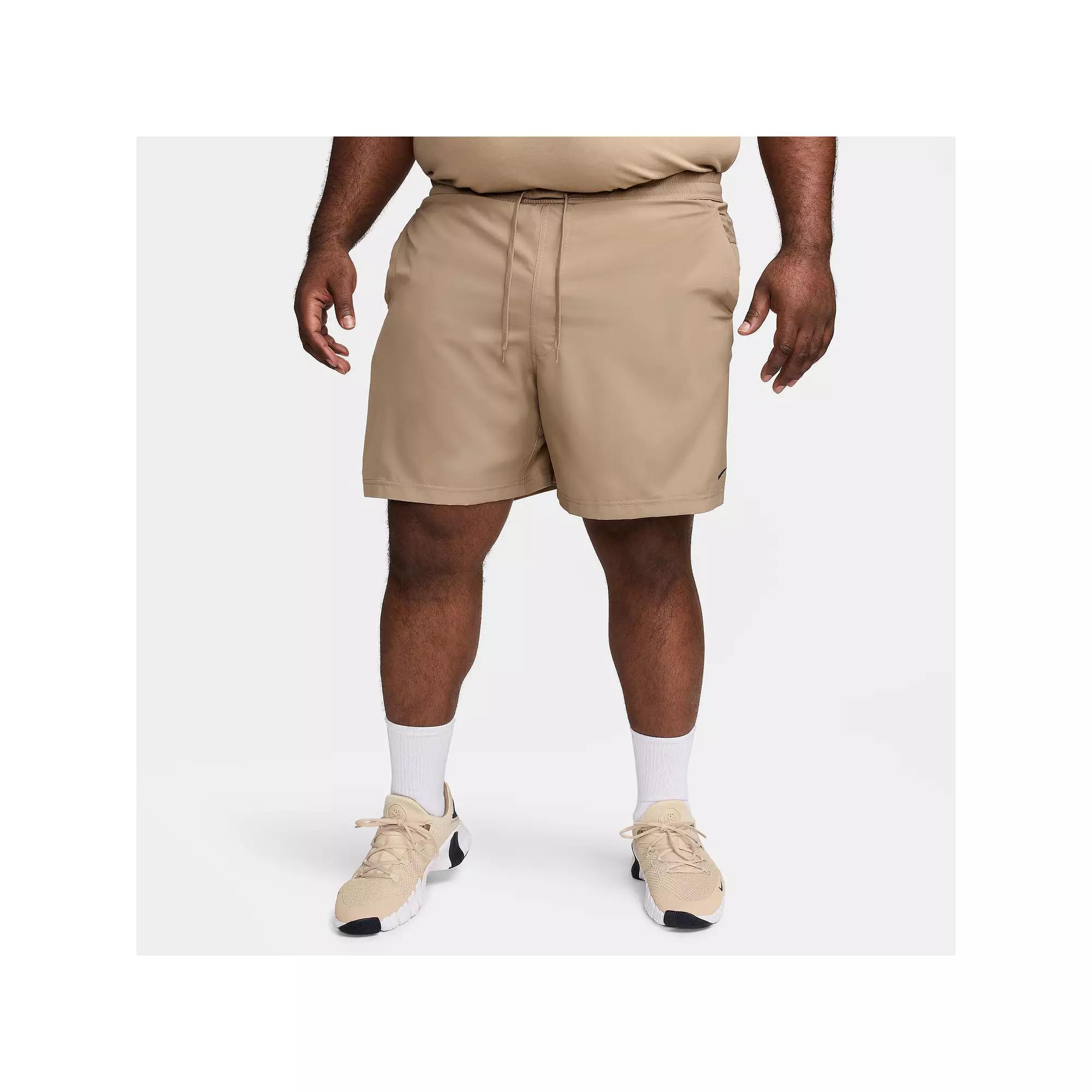 Mens Nike DriFit Form 7-in Unlined Woven Short, Men's, Size: Medium, Green Product Image