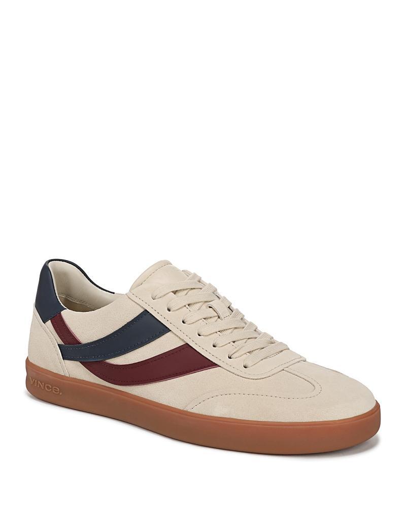 Vince Mens Oasis Leather Lace Up Sneakers Product Image