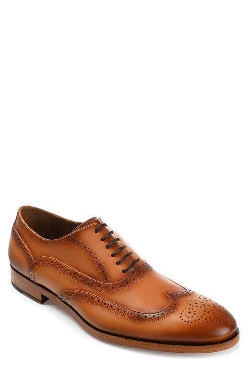 Taft Mens Beck Handcrafted Brogue Wingtip Leather Dress Shoes Product Image