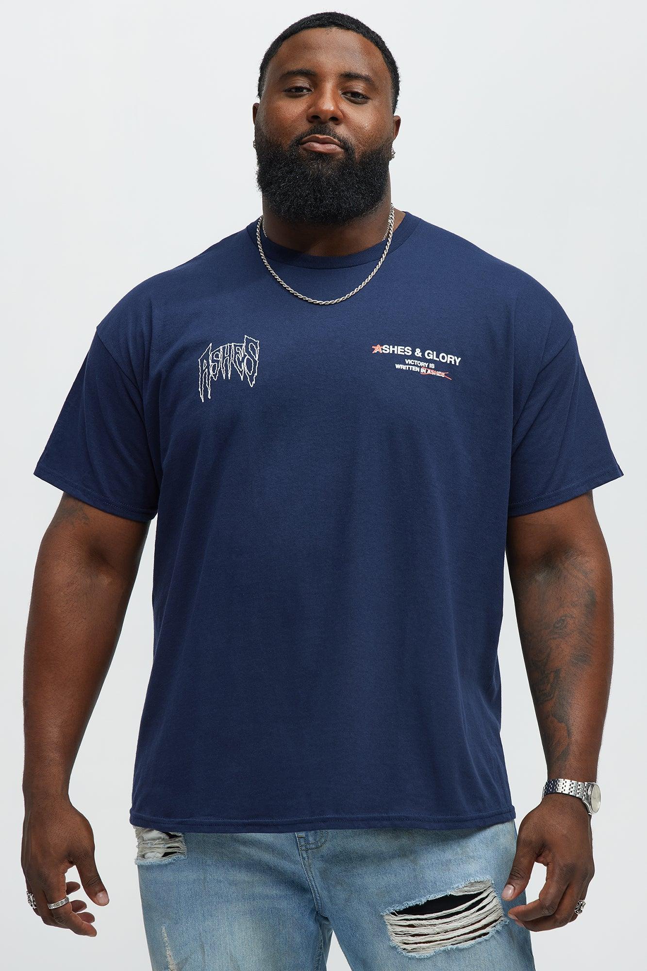Ashes & Glory Short Sleeve Tee - Navy Product Image