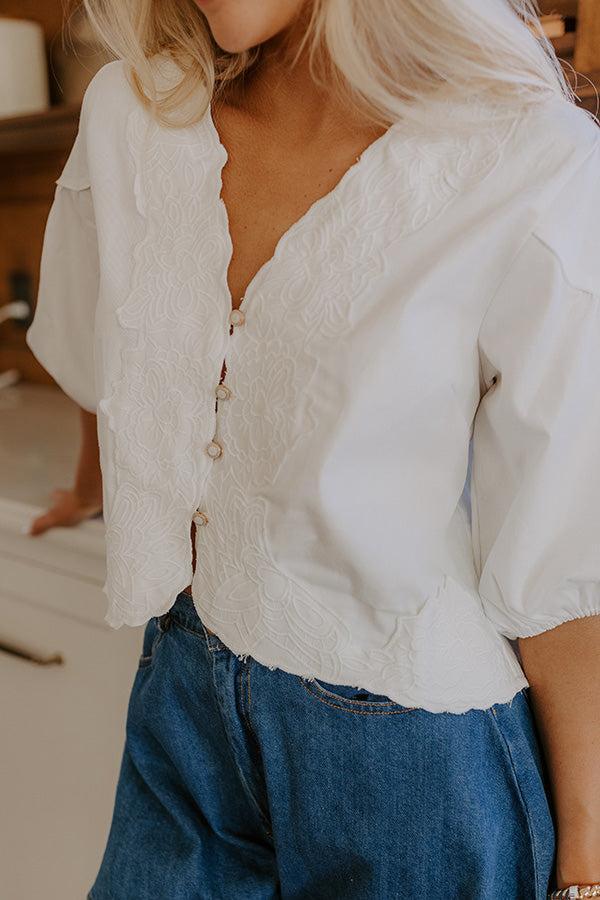 Subtle Charm Embroidered Top Product Image