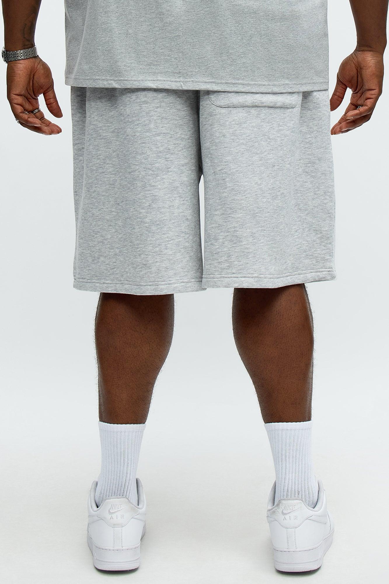 Tyson Loose Fit Shorts - Heather Grey Product Image