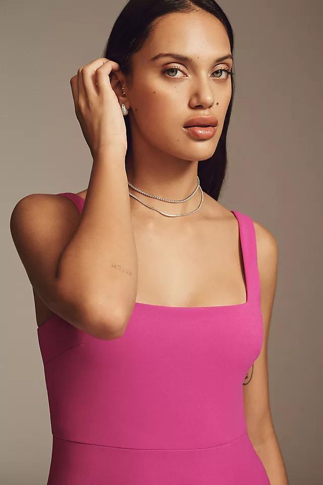 BHLDN Blake Square-Neck Stretch Crepe Maxi Dress Product Image