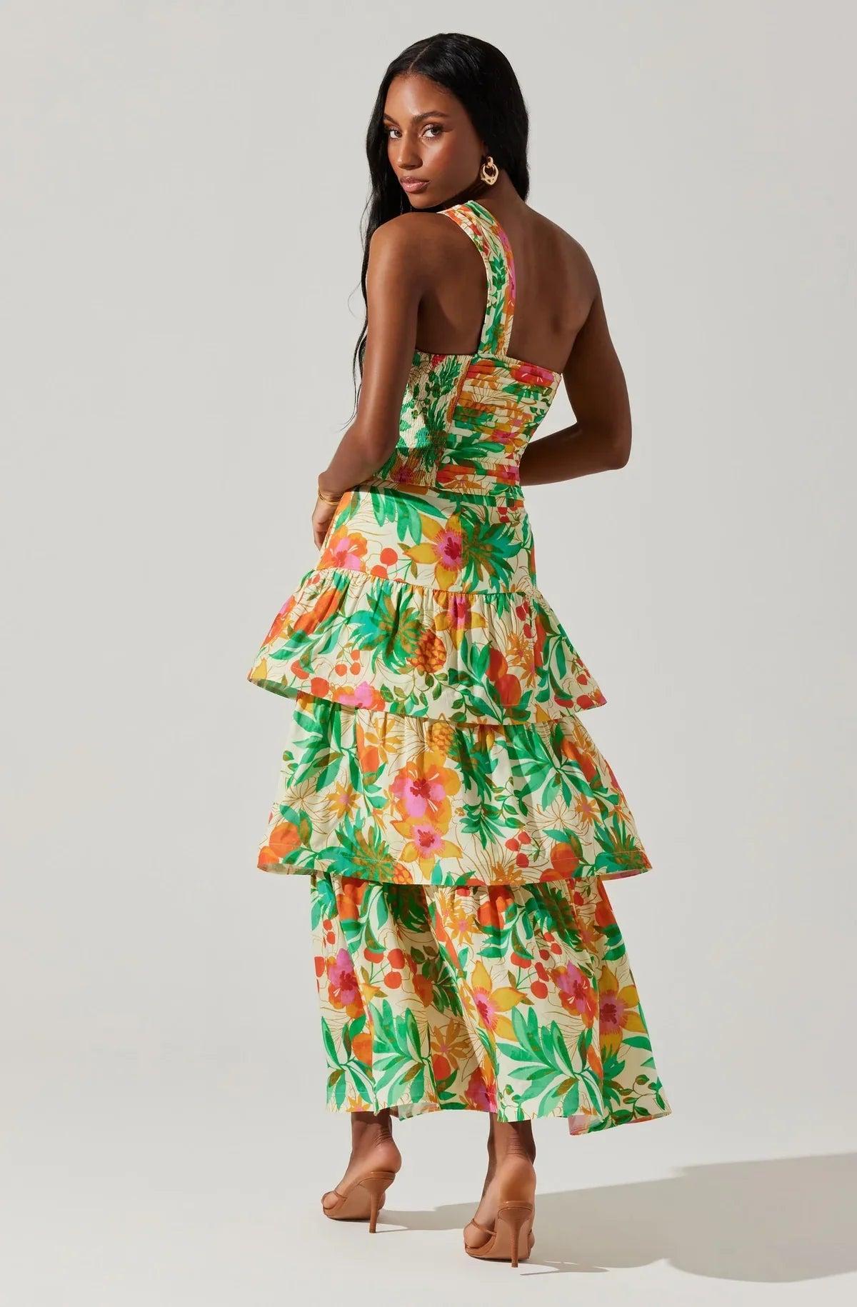 FINAL SALE ASTR the Label | Daya One-Shoulder Crop Top Product Image