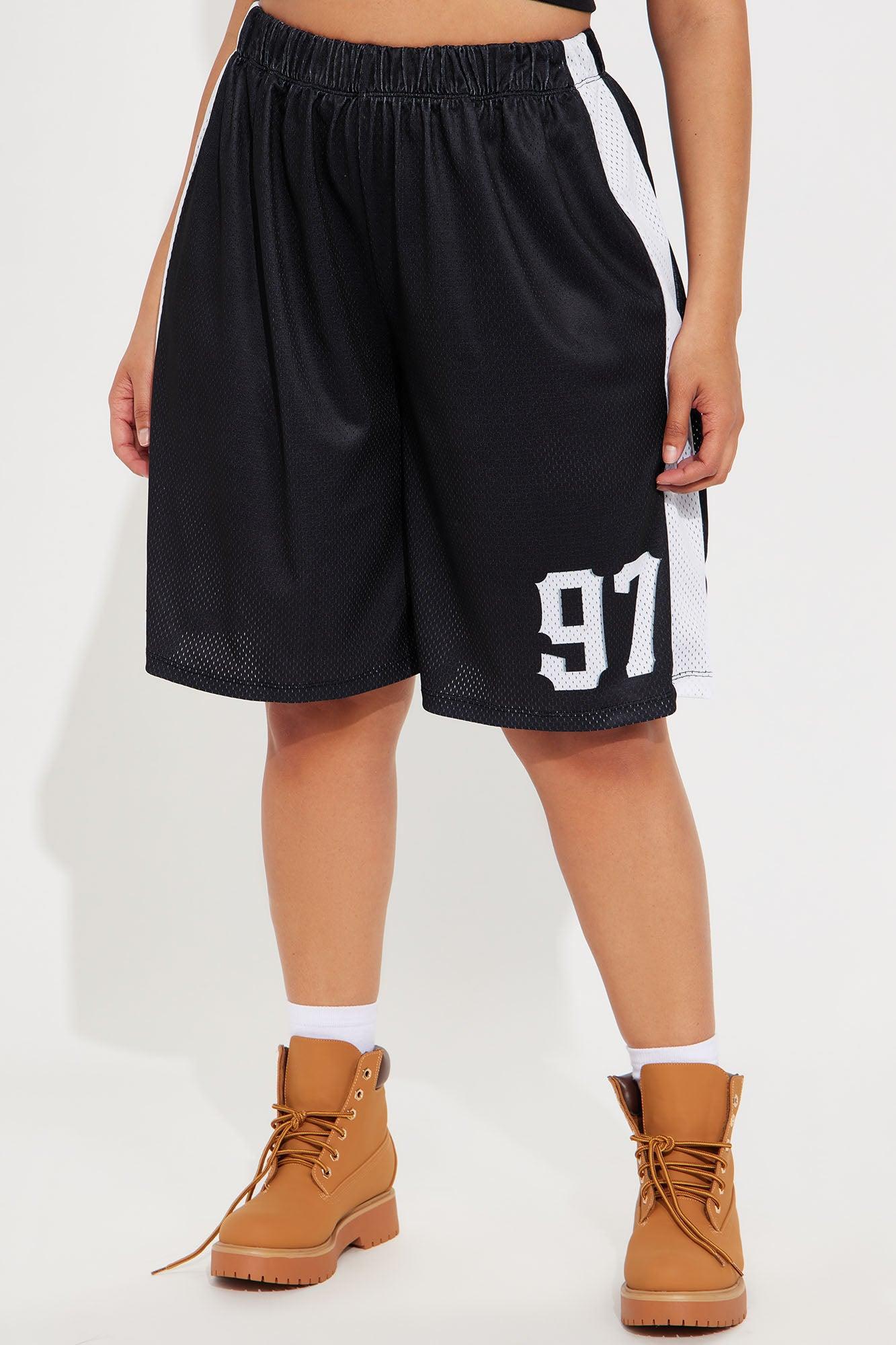 Touchdown Jersey Mesh Short - Black Product Image