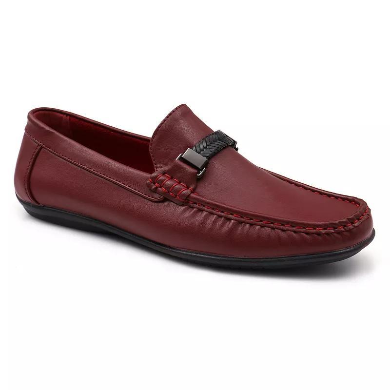 Aston Marc Men's Comfort Loafers, Size: 10, Red Product Image