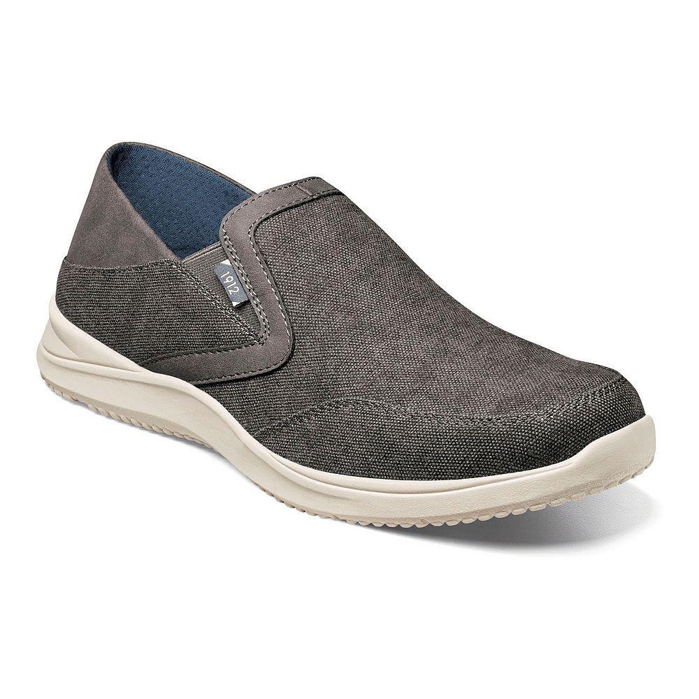 Nunn Bush® Conway EZ Men's Slip-On Shoes, Size: 9, Grey Product Image
