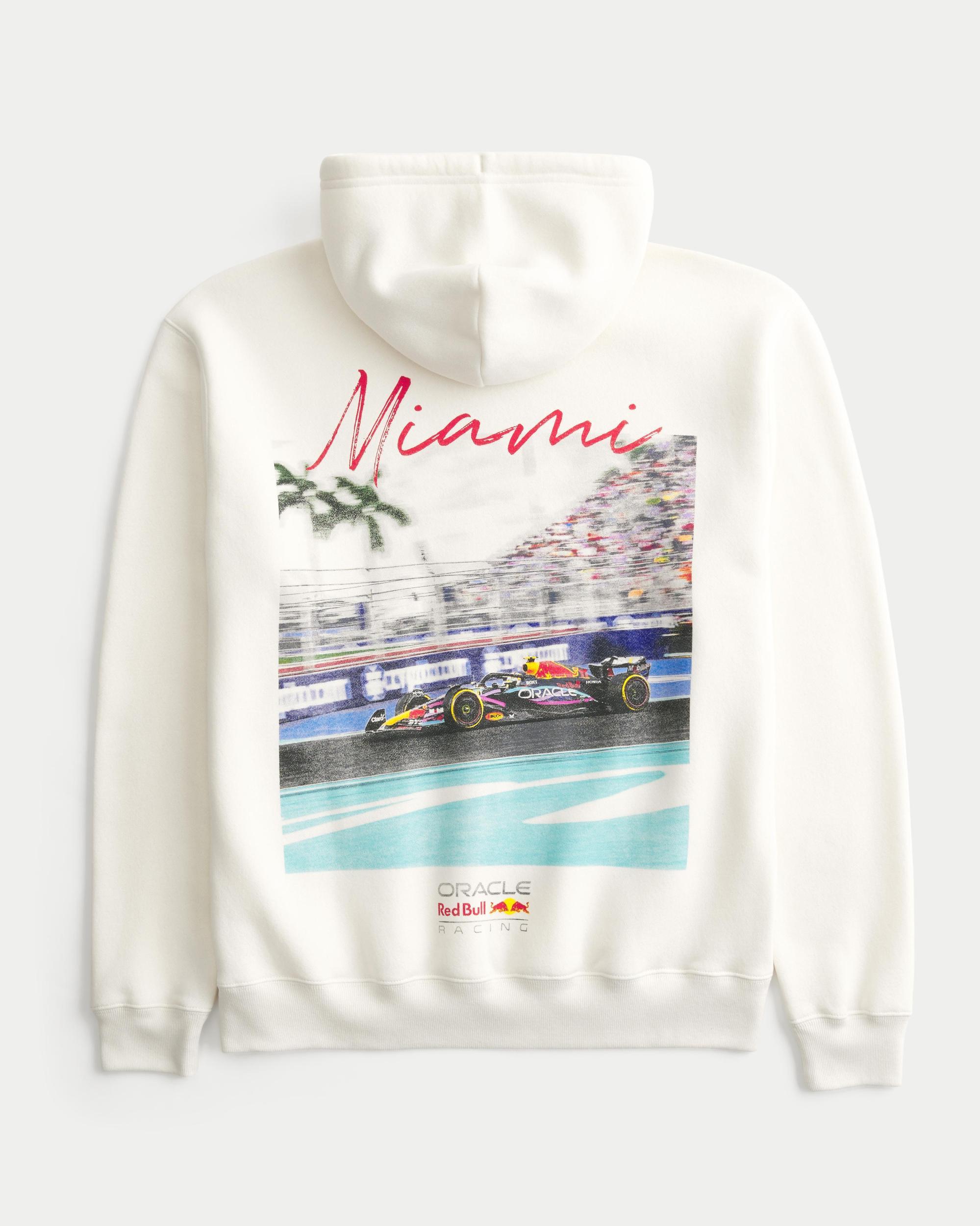 Relaxed Oracle Red Bull Racing Graphic Hoodie Product Image