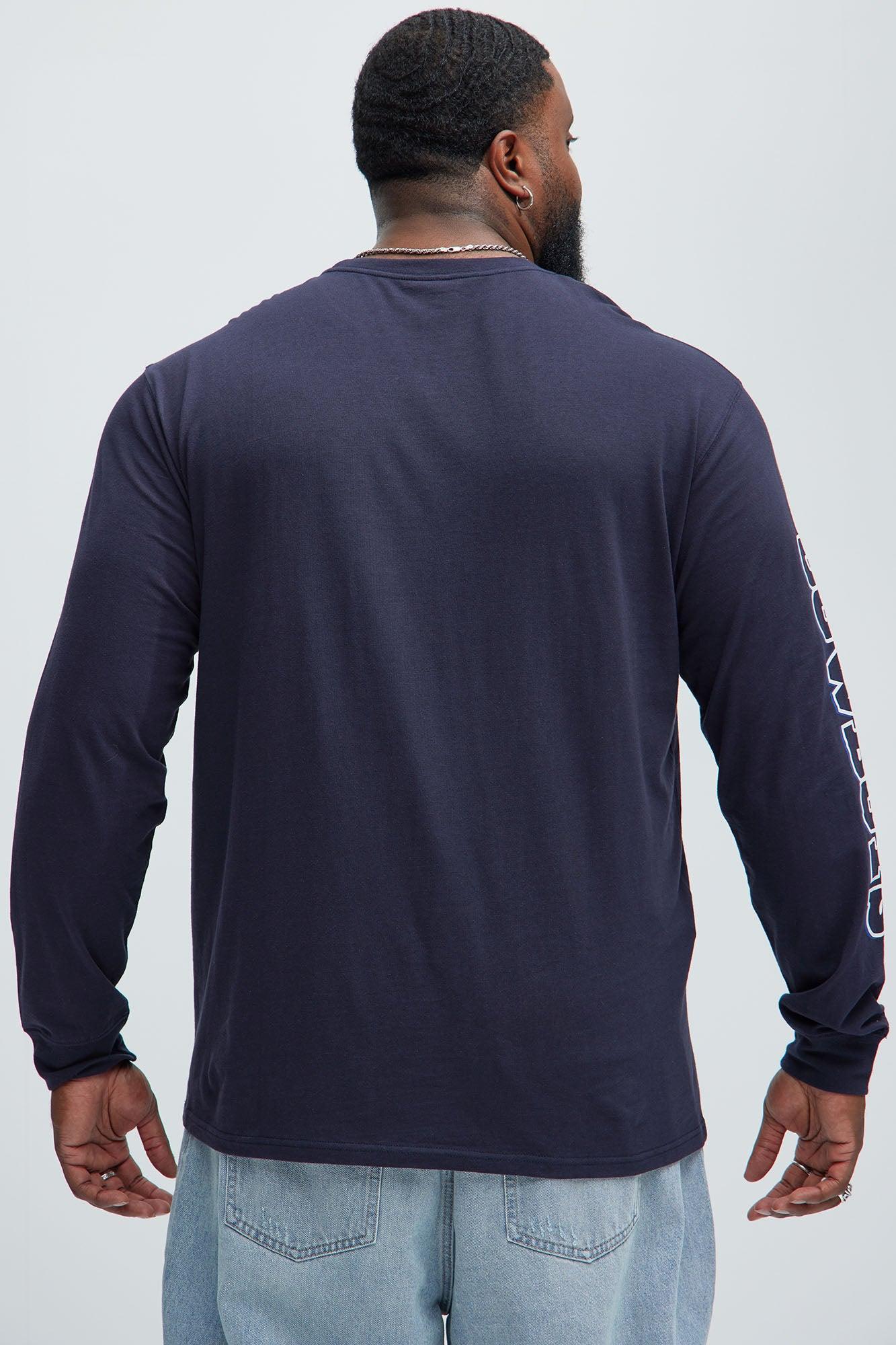 Cowboys In Orbit Long Sleeve Tee - Navy Product Image