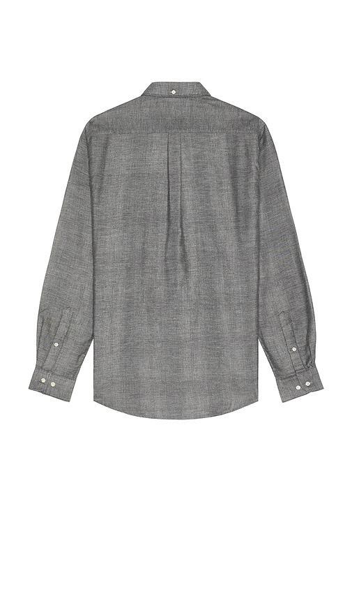 BARBOUR Buckley Tailored Herringbone Shirt In Grey Marl Product Image
