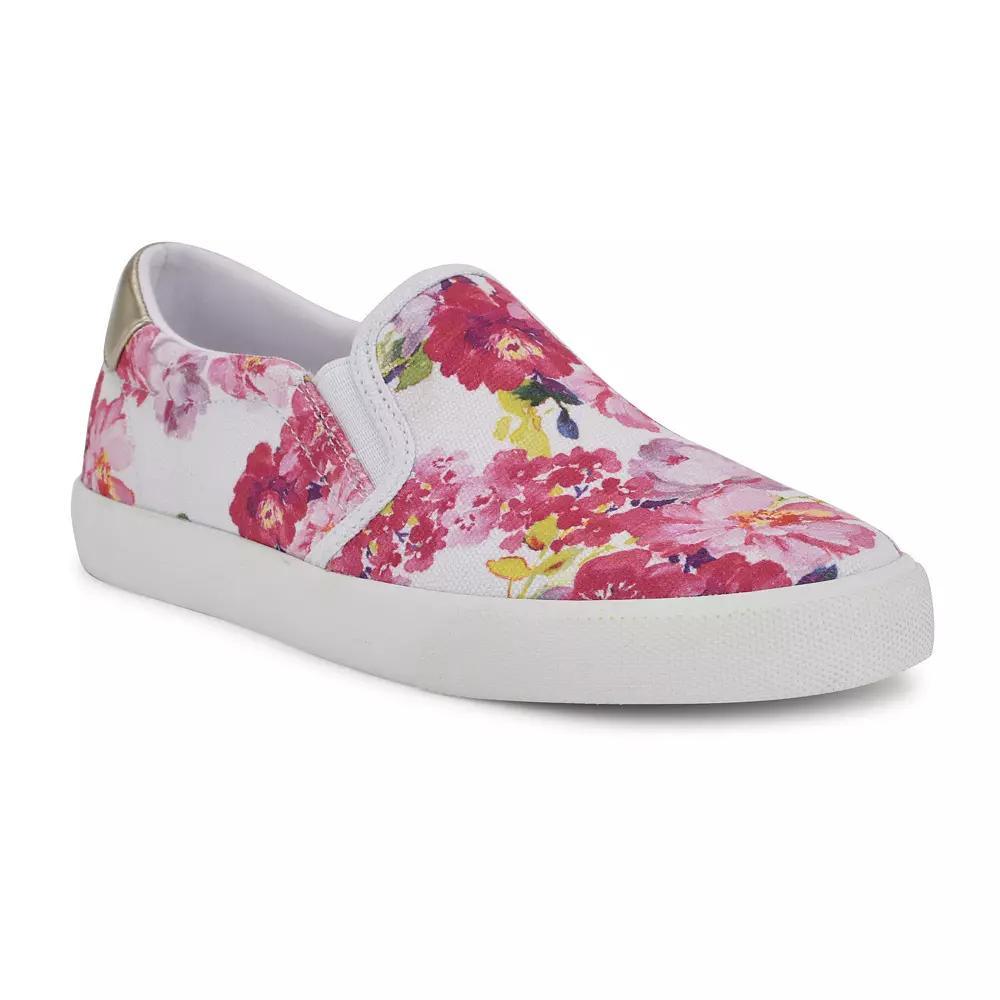 Nine West Lala Slip-On Casual Sneakers, Women's, Size: 7, Pink Floral Team Product Image