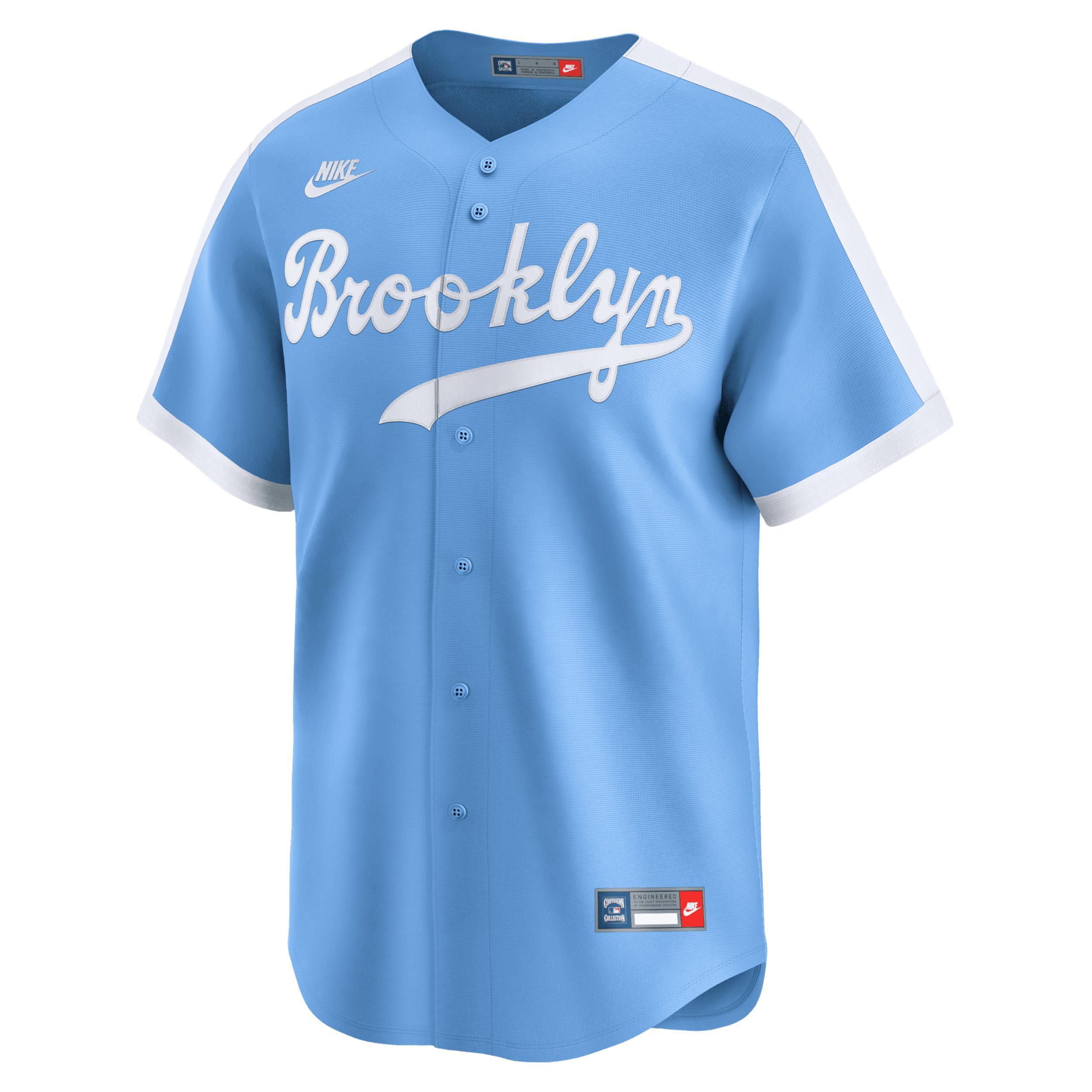 Jackie Robinson Brooklyn Dodgers Cooperstown Nike Men's Dri-FIT ADV MLB Limited Jersey Product Image