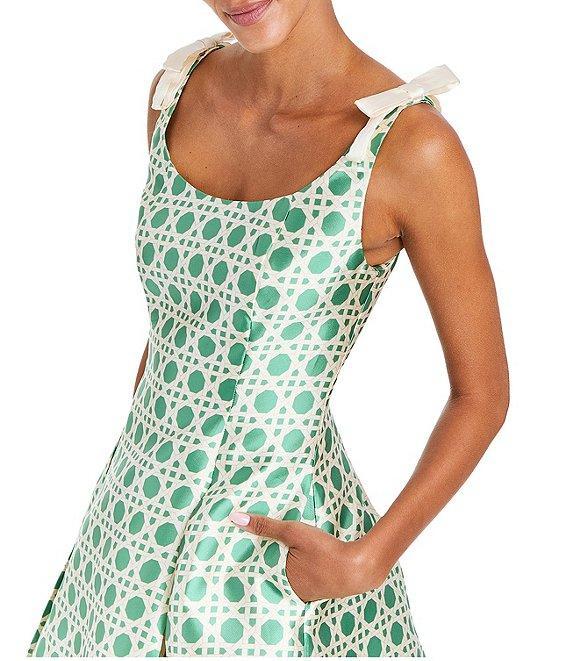 Mestiza New York Gillian Silk Twill Blend Scoop Neck Sleeveless Mini Dress Product Image