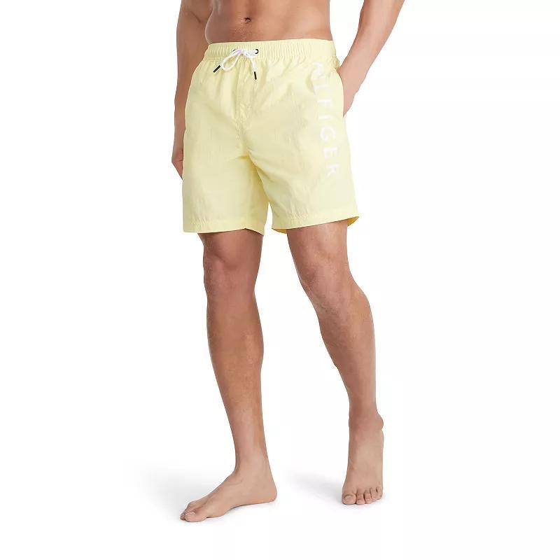 Mens Tommy Hilfiger 7 Logo Swim Trunks Product Image
