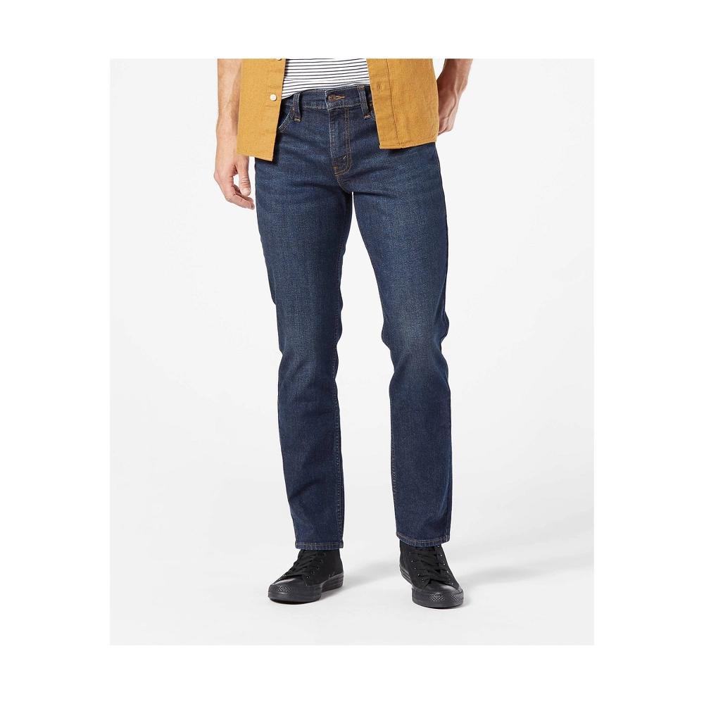 DENIZEN® from Levi's® Men's 216™ Slim Fit Jeans - Dark Blue 33x32: Heavyweight Cotton , Stretch, Low Rise Product Image