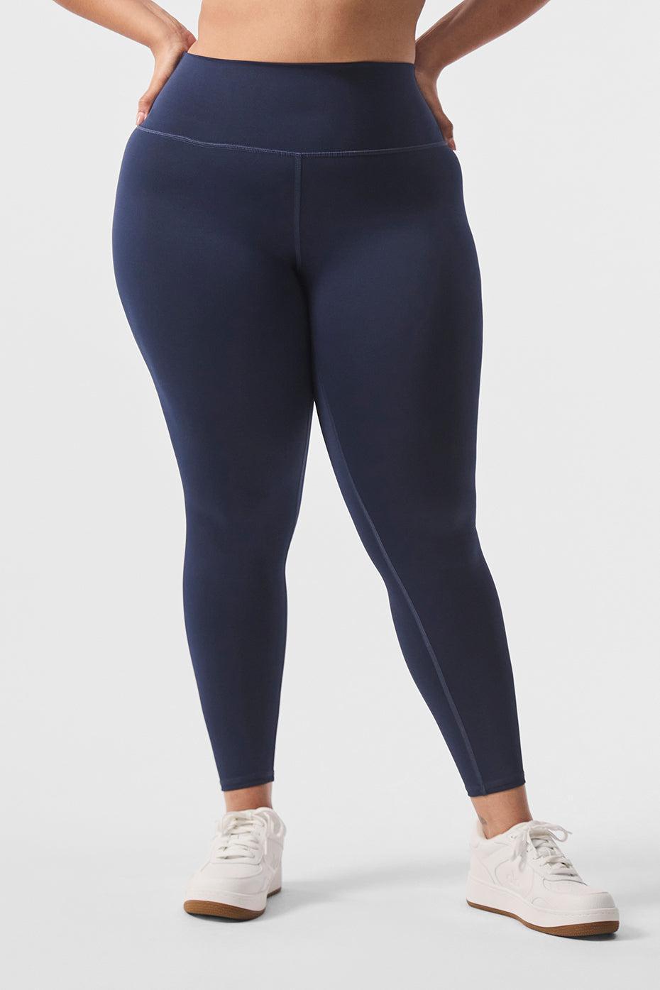 High-Waist Airlift Legging - Navy Product Image