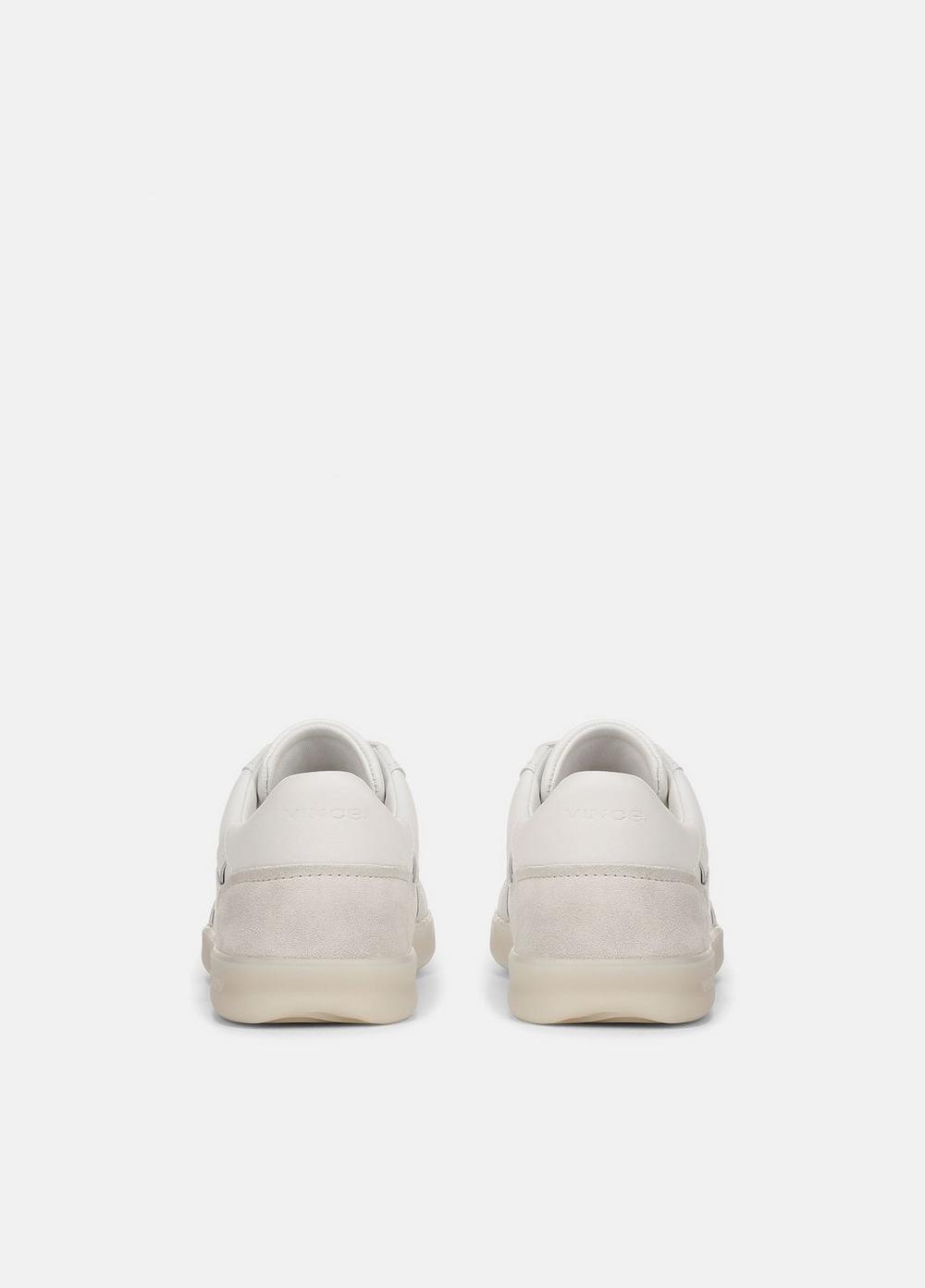 Womens Oasis Leather And Suede Sneaker, Chalk White, Size 7 Vince Product Image