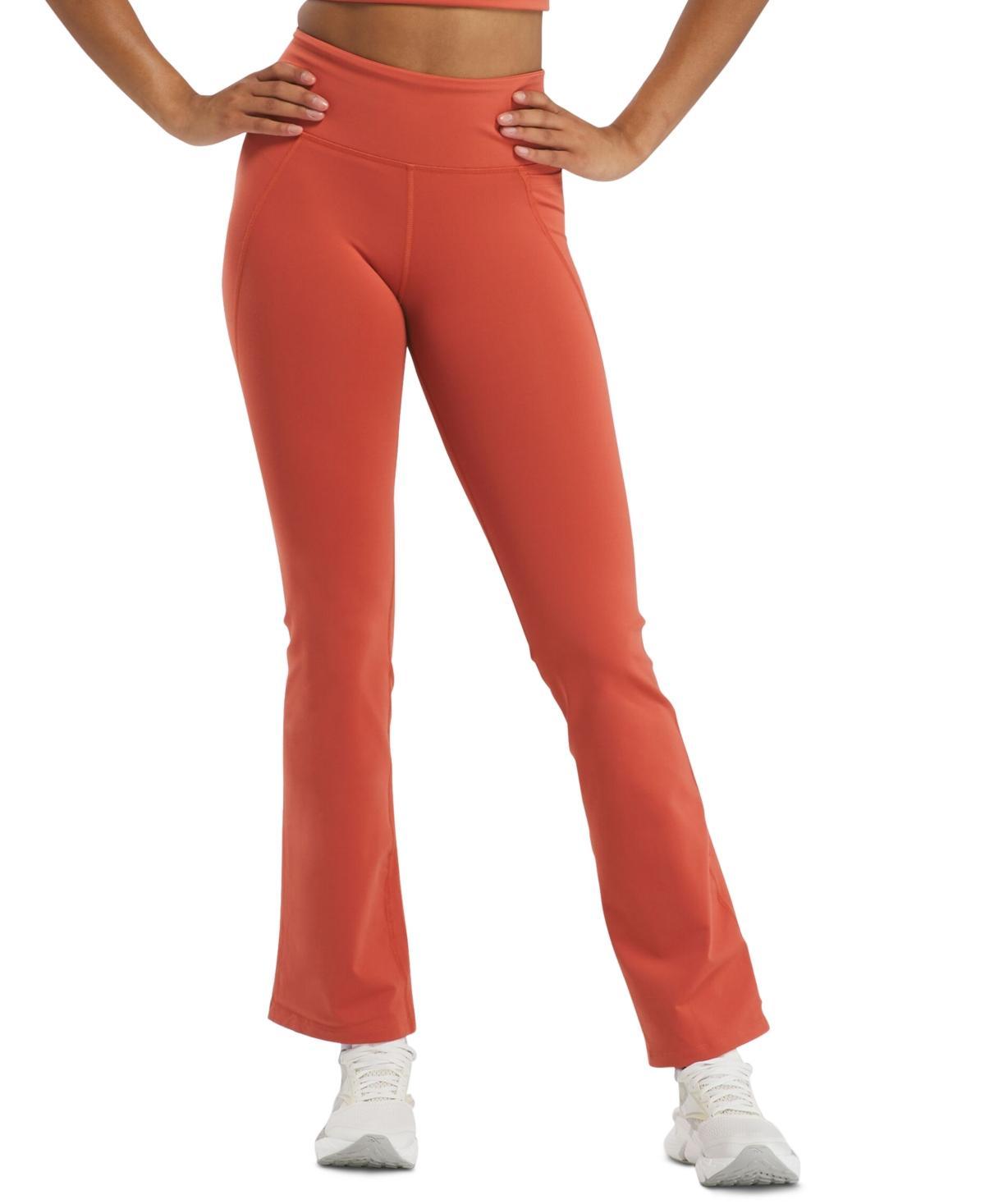 Reebok Womens Lux High Rise Mini-Flared Pants Product Image