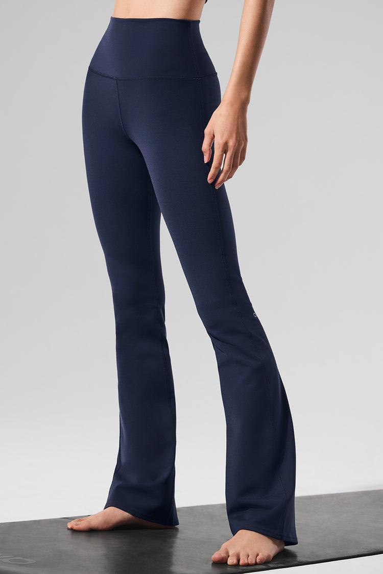 Airbrush High-Waist Bootcut Legging - Navy Product Image