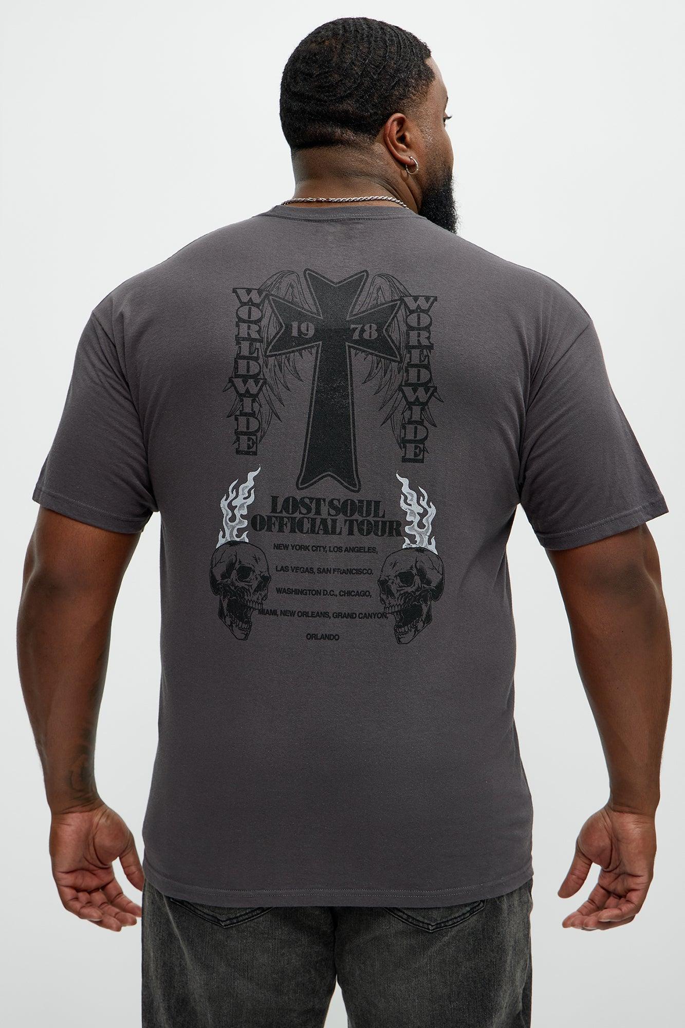 Worldwide Lost Soul Short Sleeve Tee - Charcoal Product Image