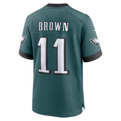Men's Nike A.J. Brown Black Philadelphia Eagles Alternate Game Jersey, Size: Small Product Image