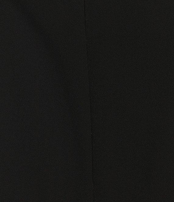 Kasper Stretch Crepe Crew Neckline Cap Sleeve Studded Sheath Dress Product Image